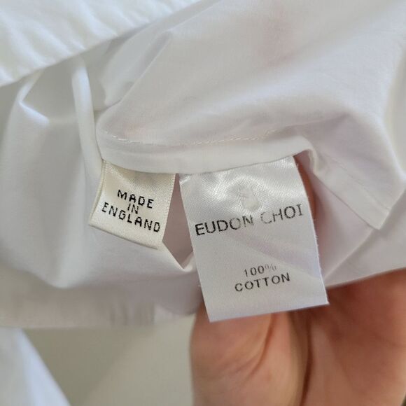 Eudon Choi shirt open shoulder Top size 6 S - Picture 10 of 12